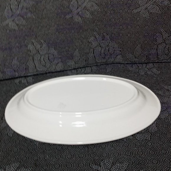 Vintage BUFFALO CHINA Ironstone Oval Dish Art Deco - Picture 8 of 9